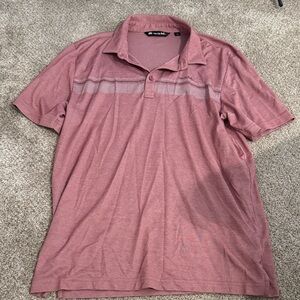 Travis Mathew Dusty Rose Polo Shirt